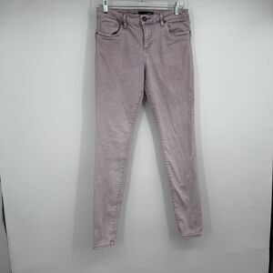 Womens Kut From The Kloth Purple Donna Skinny Ankle Jeans 8 Festival Hippie Boho